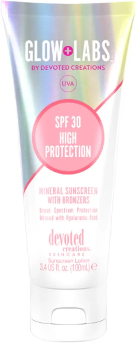 Devoted Creations Glow Labs SPF 30 Zonnecrème 100ml