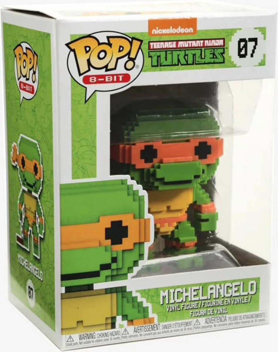 Funko Pop! Michelangelo TMNT Verzamelfiguur - Groen/Oranje