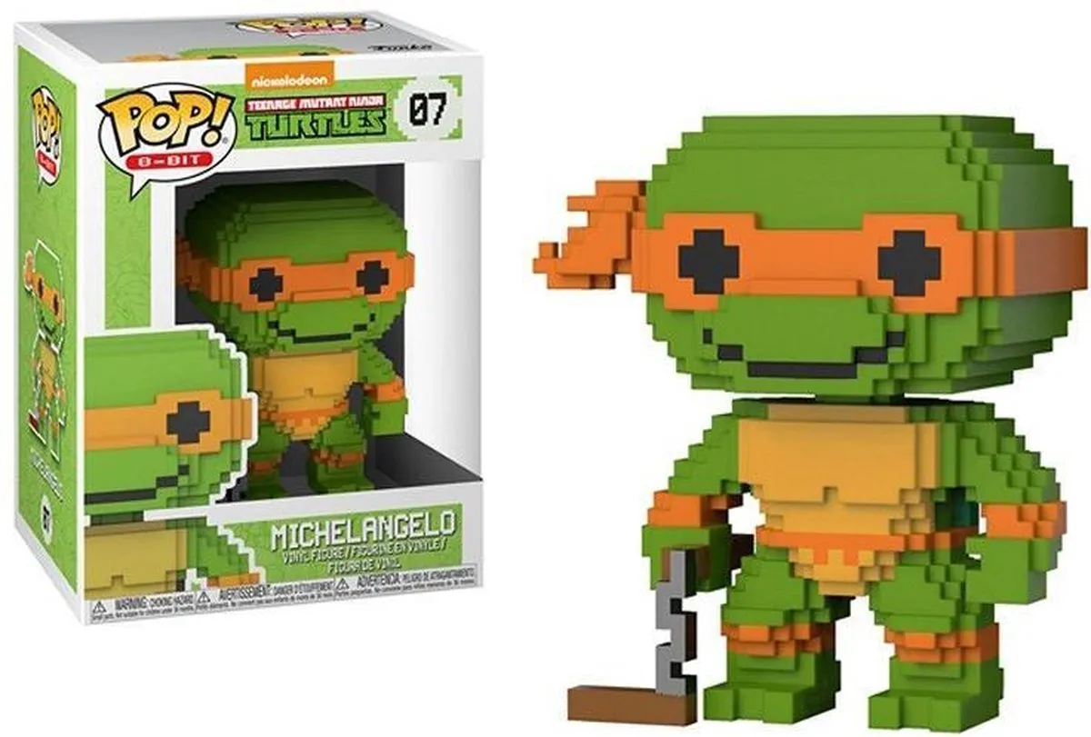 Funko Pop! Michelangelo TMNT Verzamelfiguur - Groen/Oranje