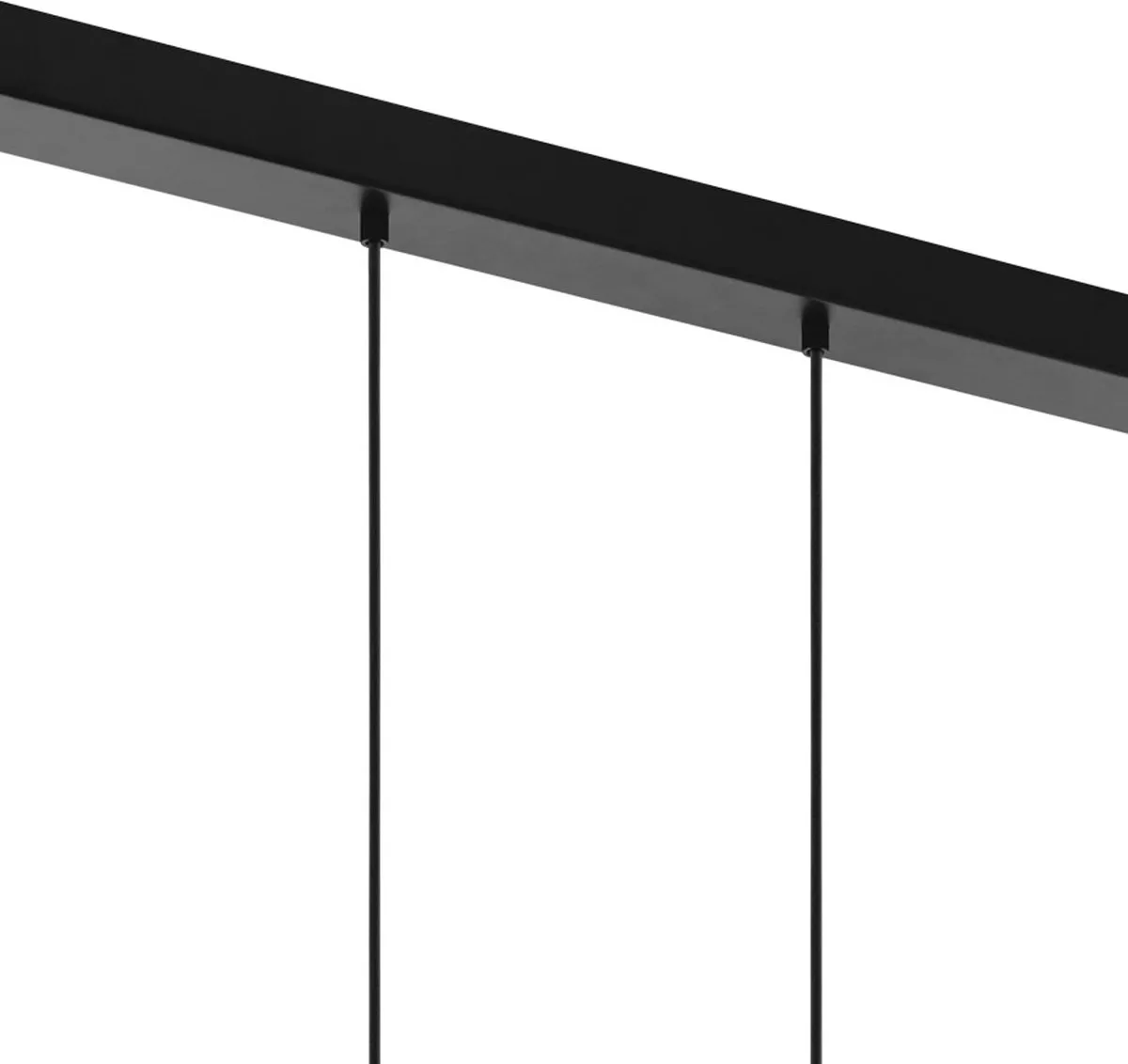 Eglo Montebaldo Hanglamp GU10 - 4 Lichtpunten - 85cm - Zwart/Goud