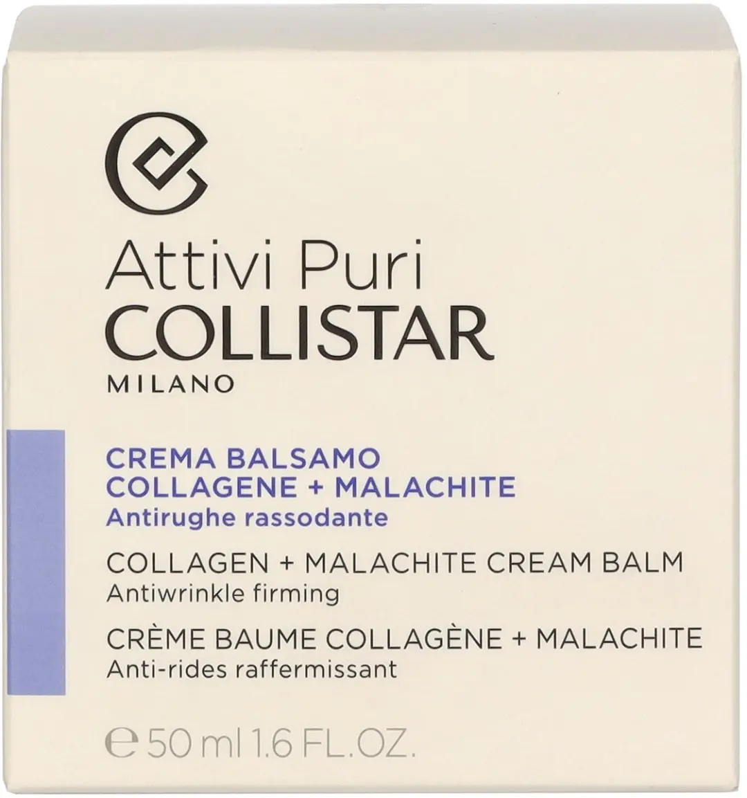 Collistar Attivi Puri Collagen + Malachite Cream Balm 50ml