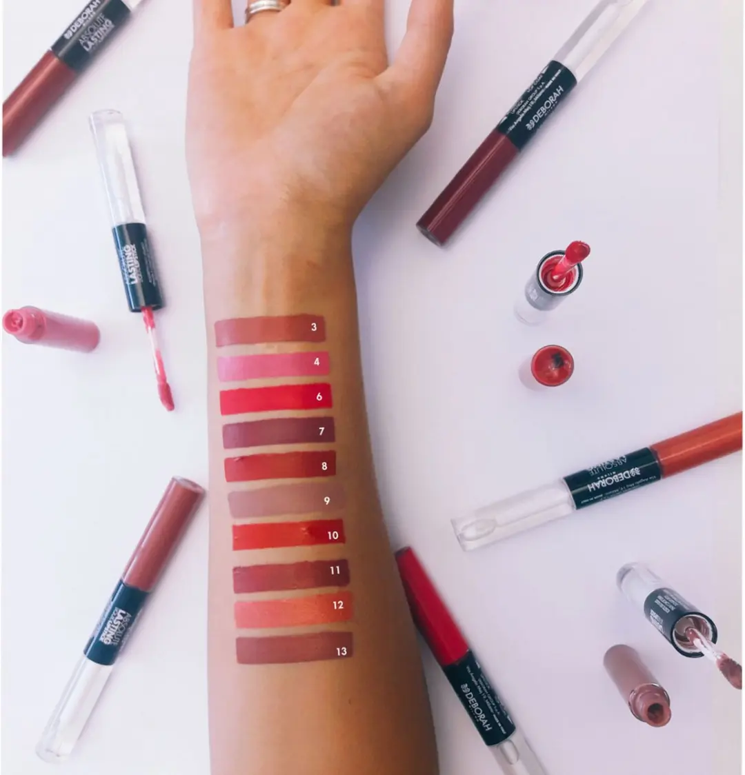 Deborah Milano Absolute Lasting Liquid Lippenstift 10 Fire Red - 8ml