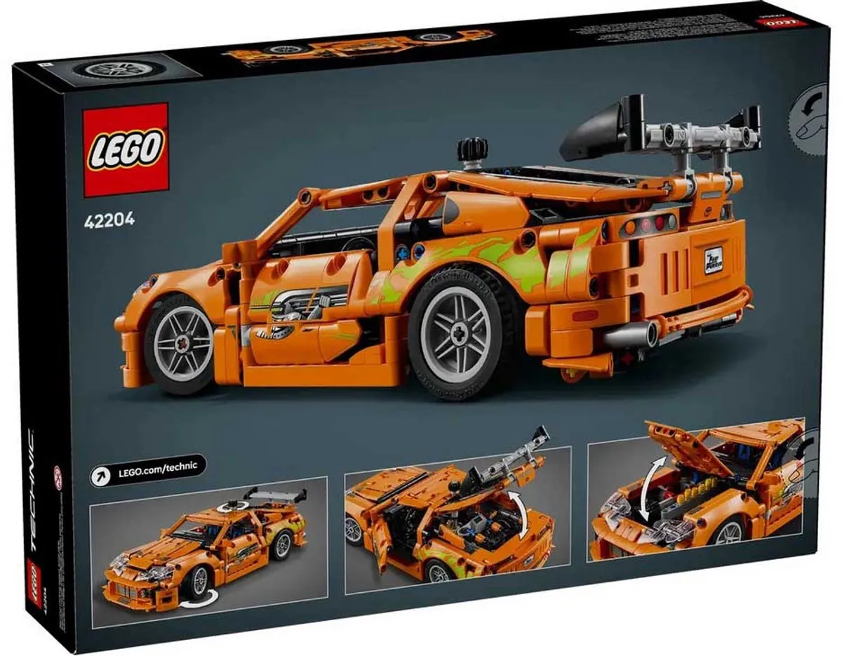 LEGO Technic Fast and Furious Toyota Supra MK4 42204 - 810 Stukken - afbeelding 6 van 6