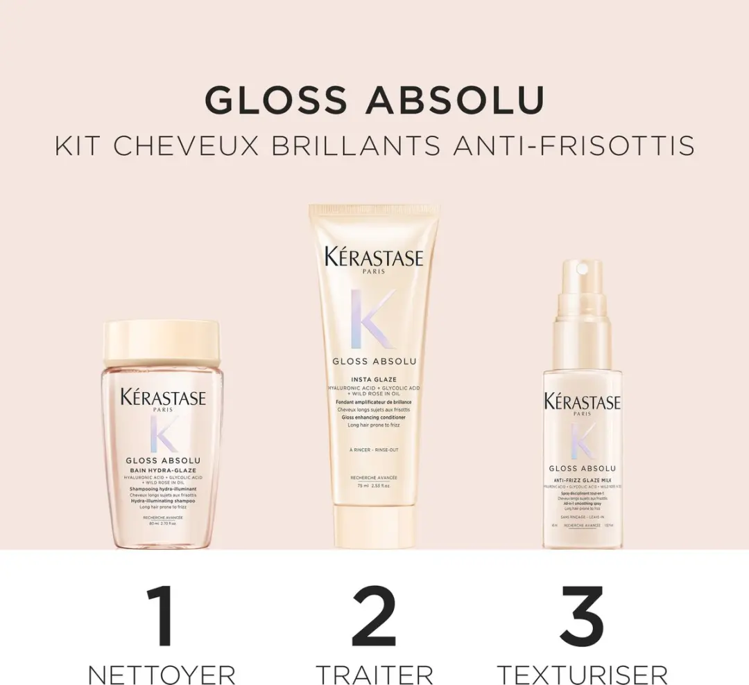 Kérastase Gloss Absolu Discovery Geschenkset - 3 Stuks