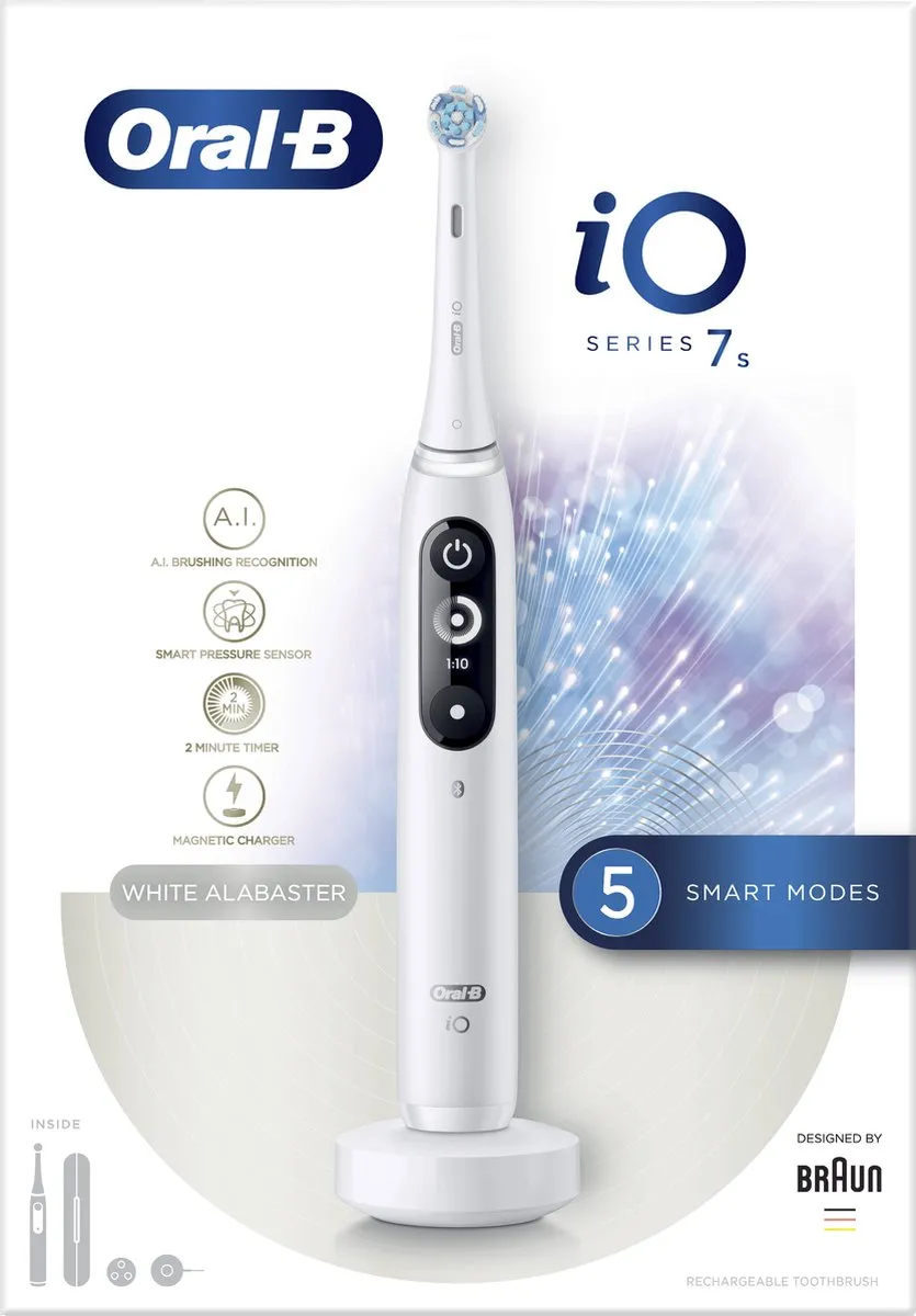 Oral-B iO7 Serie 7s Handvat - Wit