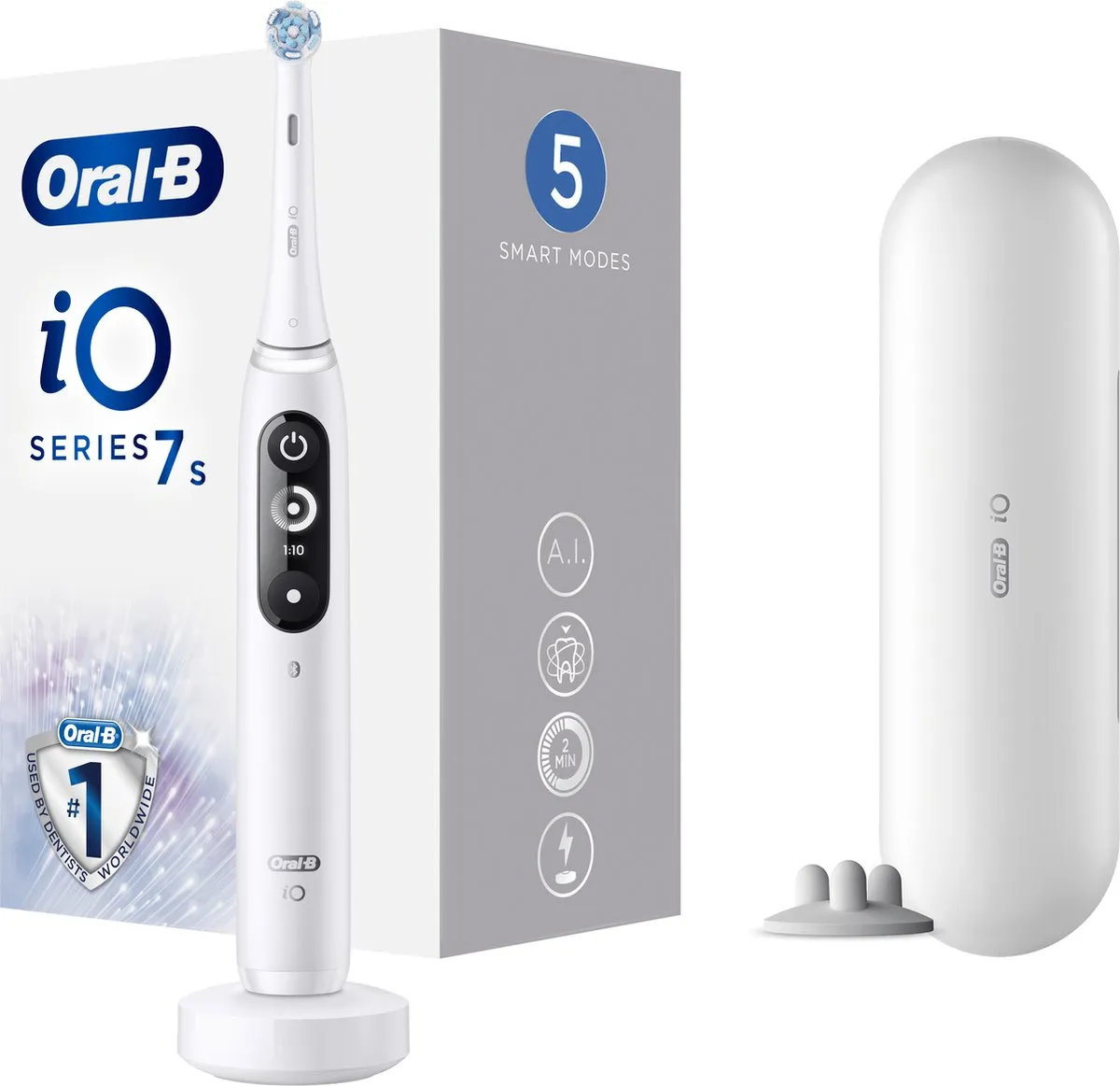 Oral-B iO7 Serie 7s Handvat - Wit