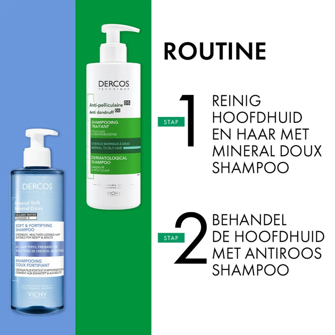 Vichy Dercos Mineral Doux Zachte Shampoo 400ml