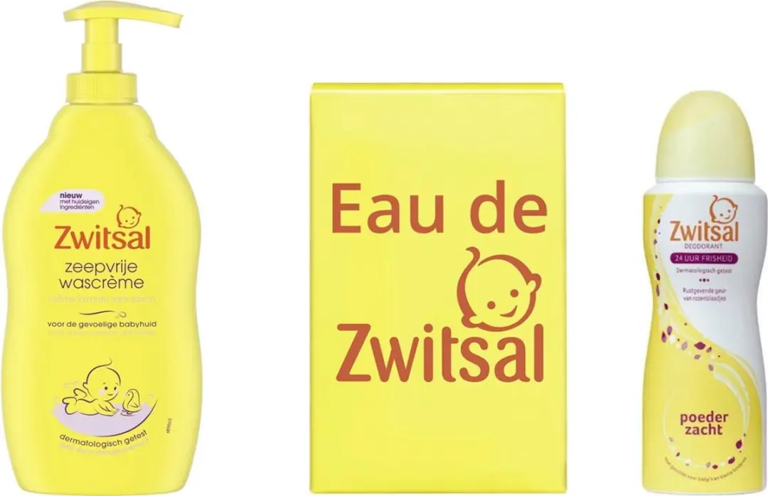 Zwitsal Wascrème Eau de Zwitsal Deodorant Pakket