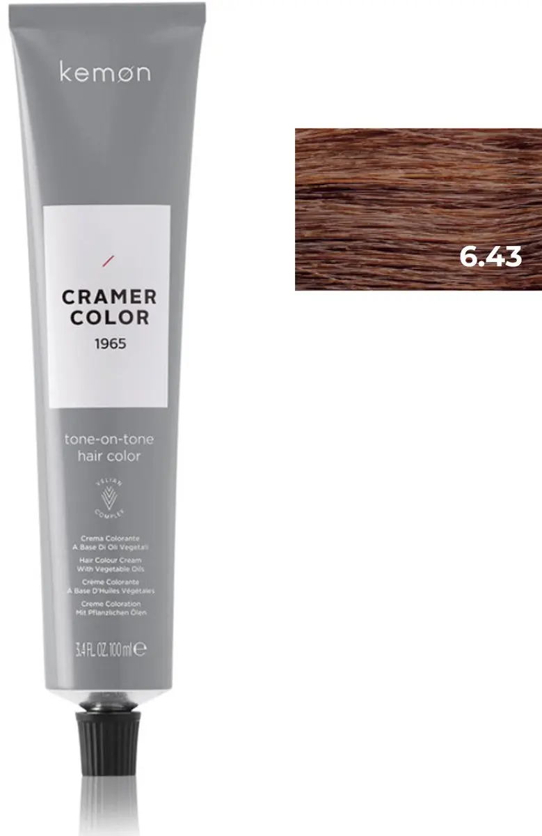 Kemon Cramer Tot 6.43 Dk Copper Gold Blonde 100ml