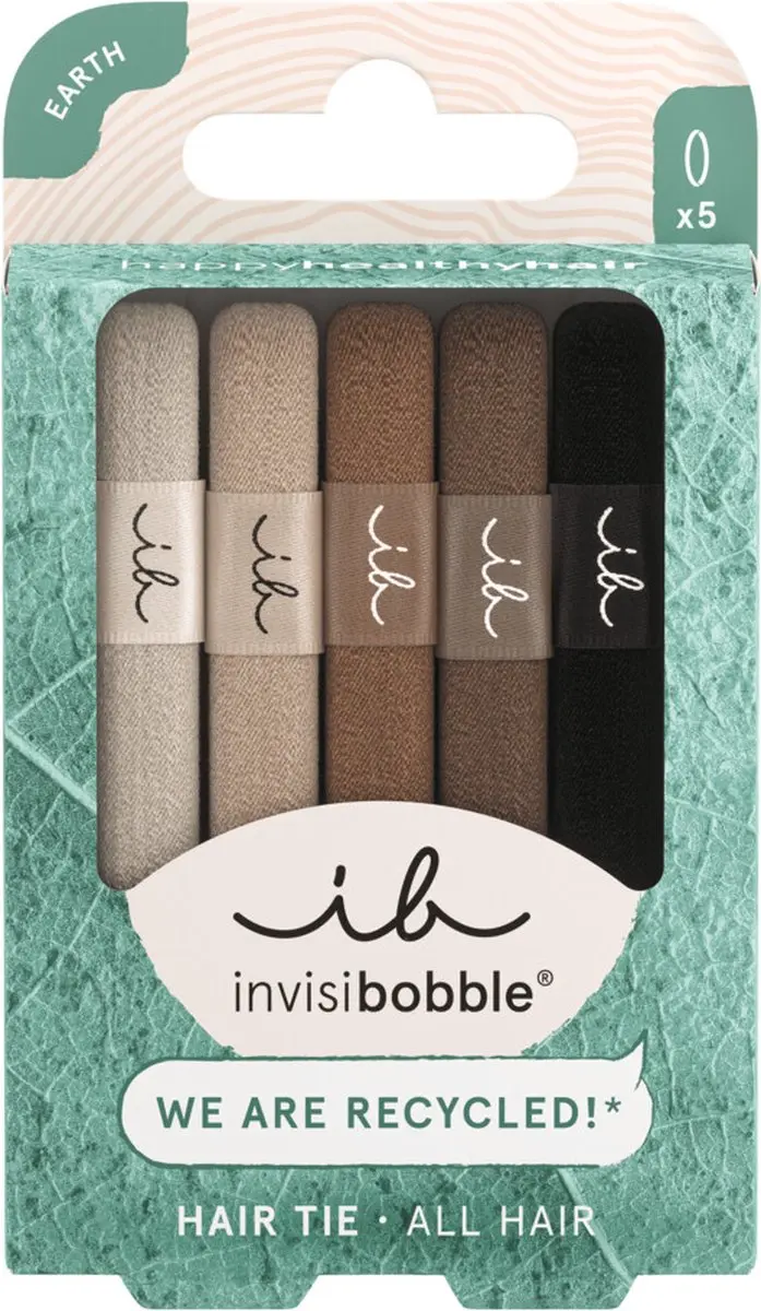 Invisibobble Hair Tie Mocha - 5 Stuks