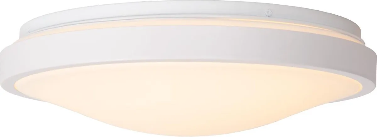 Lucide Dasher Plafondlamp Ø34,8cm - LED 18W 2700K IP44 - Wit