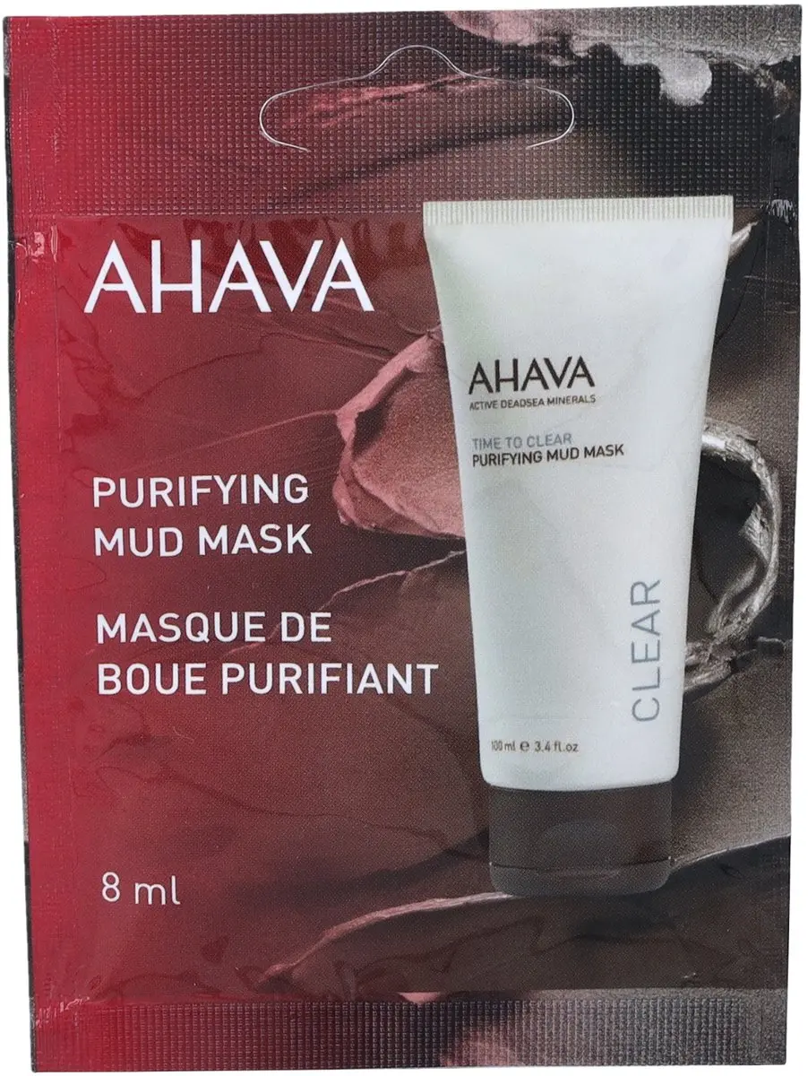 AHAVA Moddermasker 8ml - Vegan - Grijs