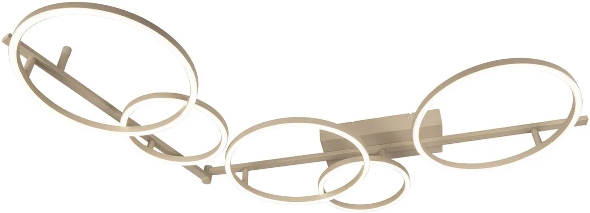 Lucide NICOLA Plafonnière LED 37W - Taupe
