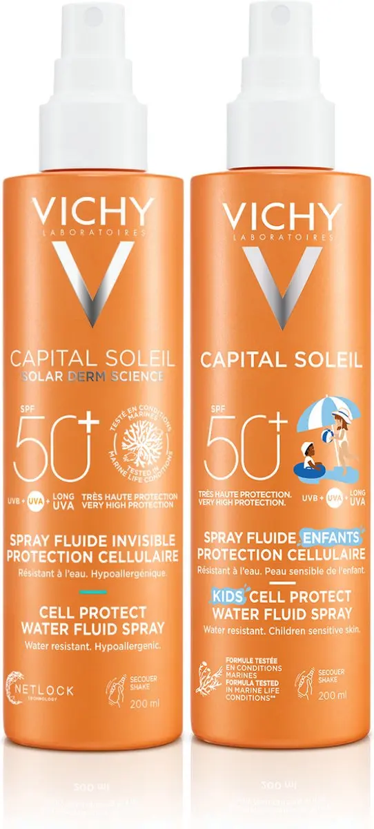 Vichy Capital Soleil Cell Protect Fluïde Spray SPF50+ 200ml
