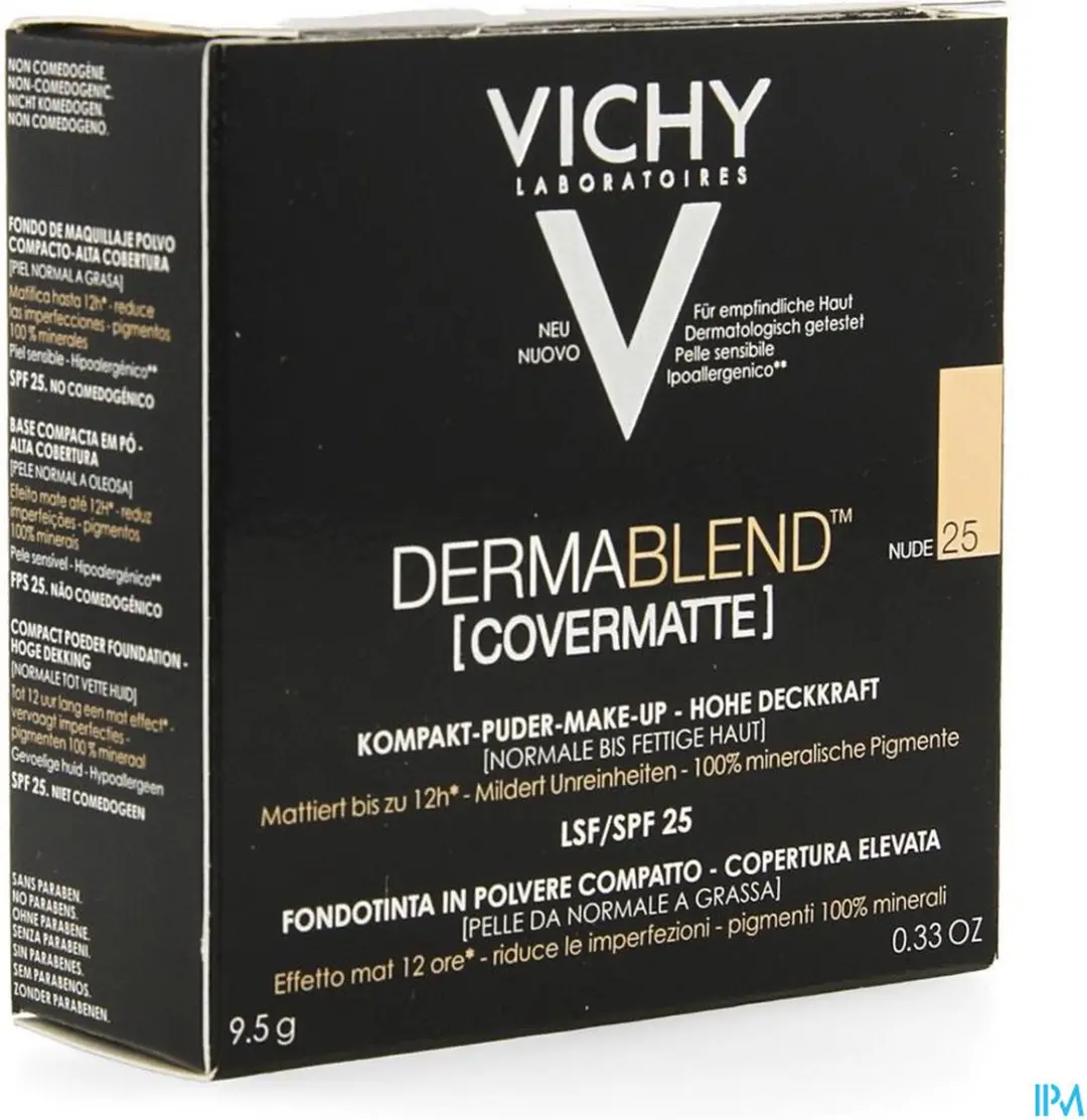 VICHY Dermablend Covermatte Poeder Foundation Nude 25 - 9.5ml