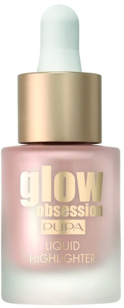 Pupa Milano Glow Obsession Liquid Highlighter Moon Light 002 - 13.5ml - Goud