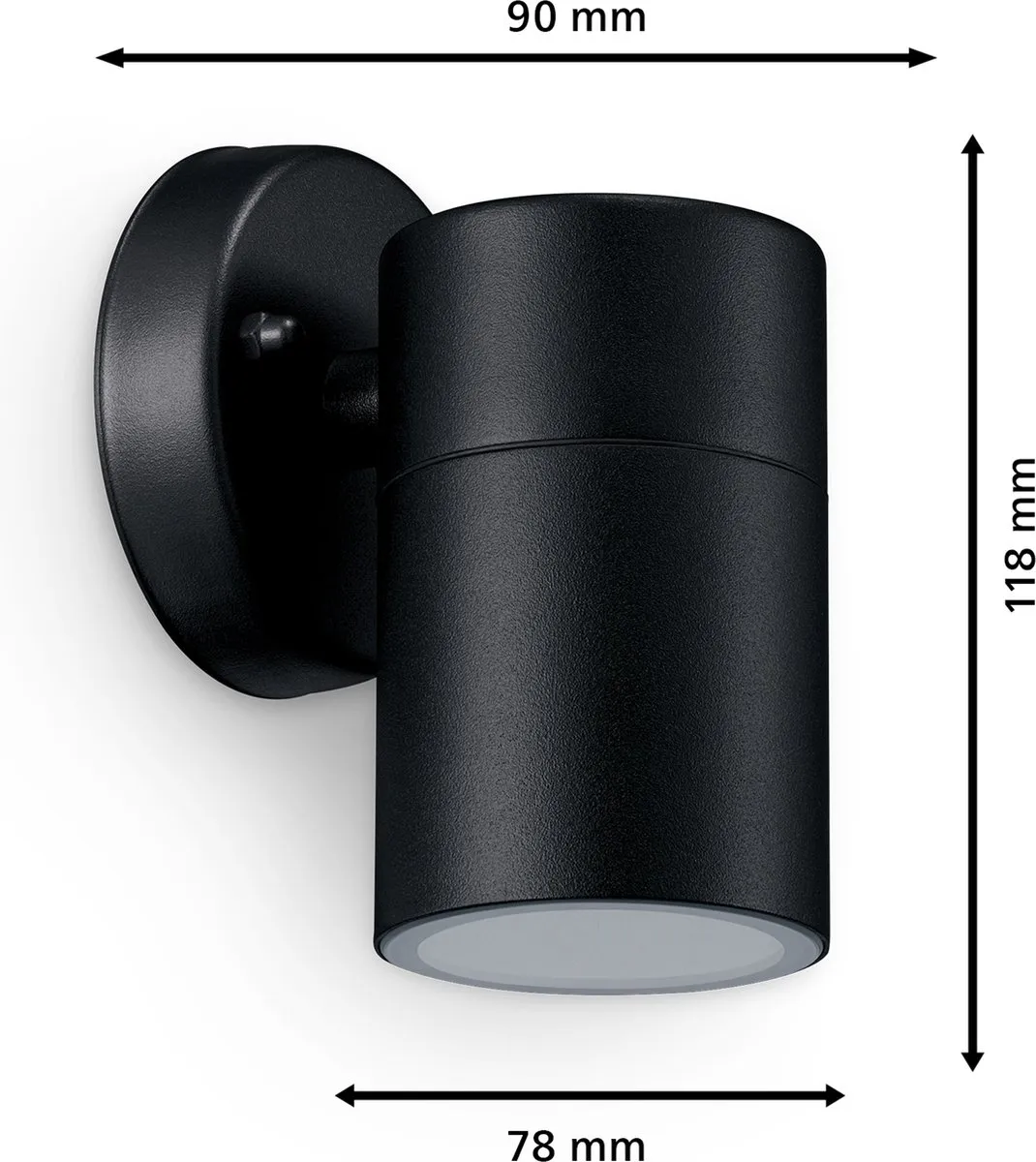 Philips Hue Kylis Wandlamp Buiten Zwart - GU10 RGBW