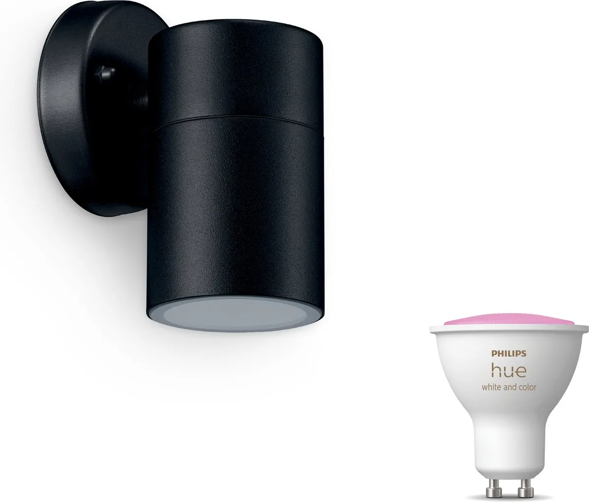 Philips Hue Kylis Wandlamp Buiten Zwart
