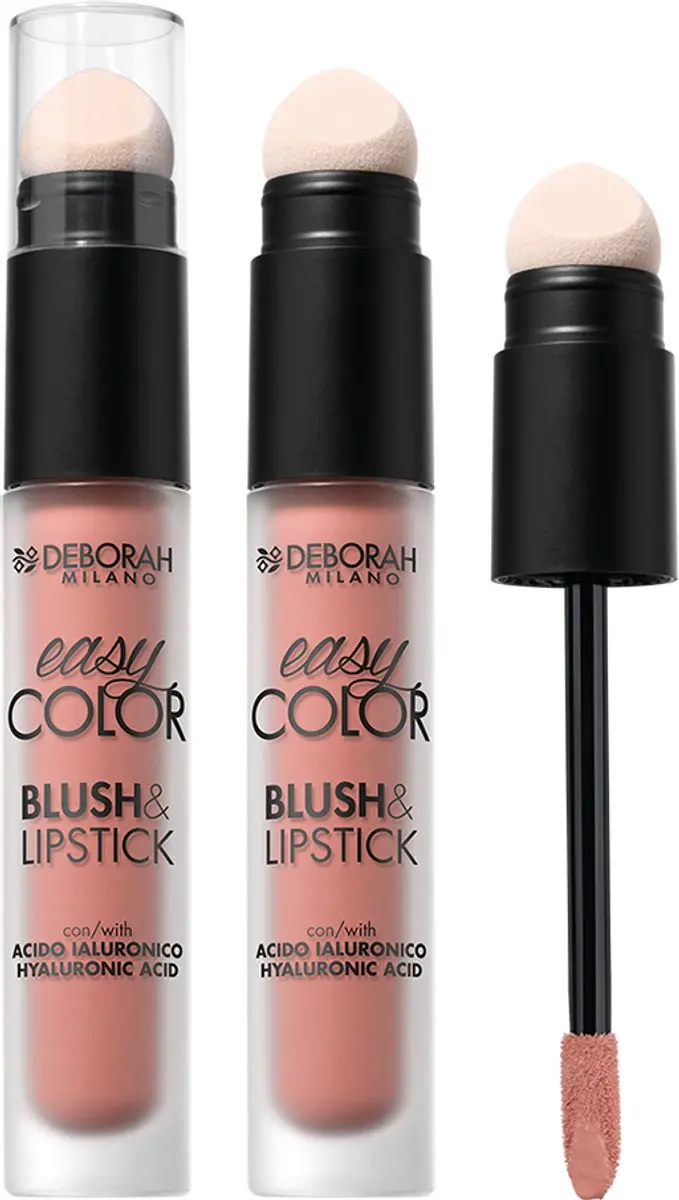 Deborah Milano Easy Color Blush & Lipstick 04 Peach Dreams