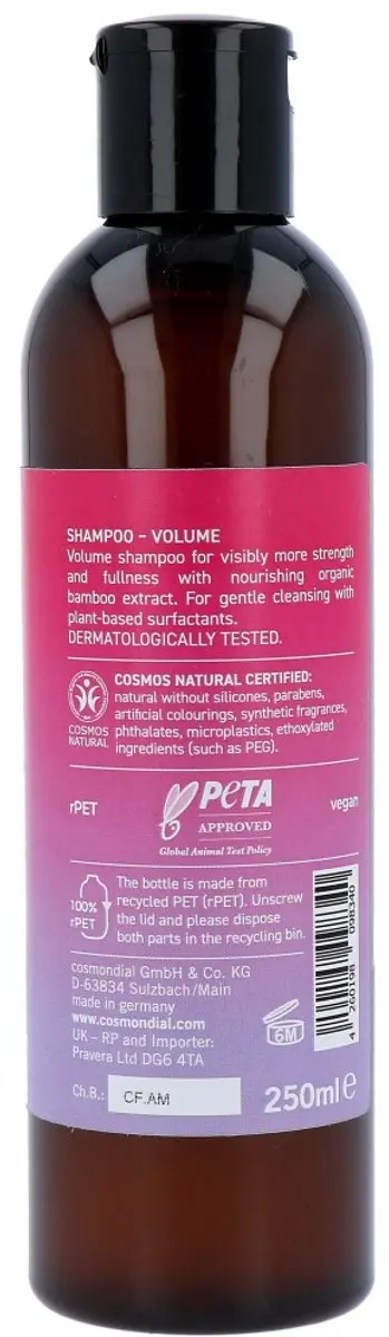 Benecos Natural Basics Shampoo Volume Bamboe 250ml