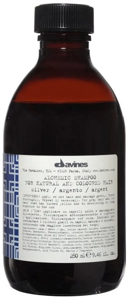 Davines Alchemic Silver Kleurspoeling 280ml - afbeelding 6 van 6
