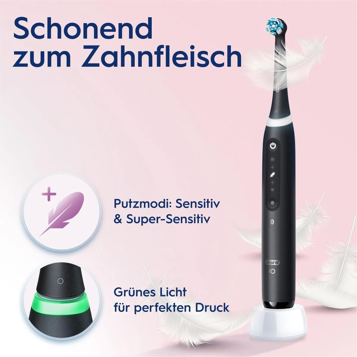 Oral-B iO Series 5 Duo Elektrische Tandenborstel - 2 Stuks - Zwart & Wit