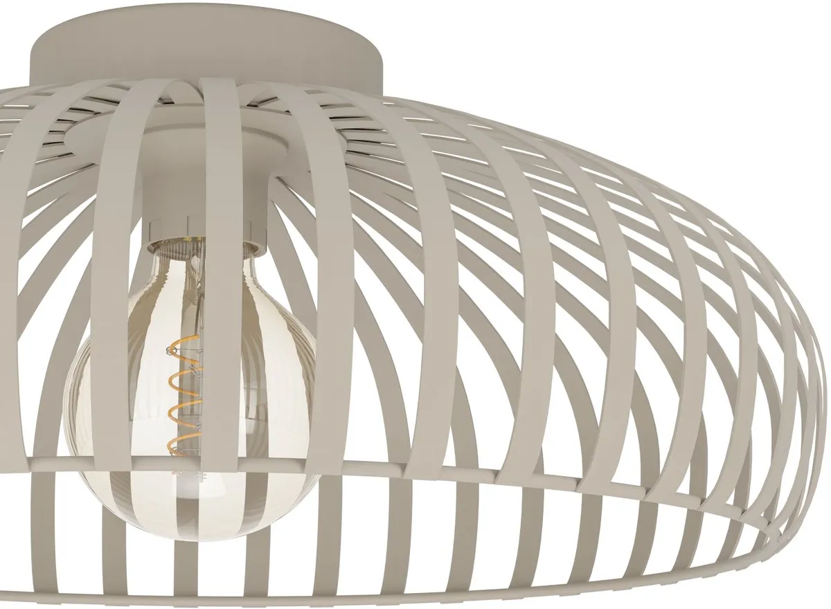 Eglo Mogano 3 Plafondlamp Ø43cm - Zandkleur