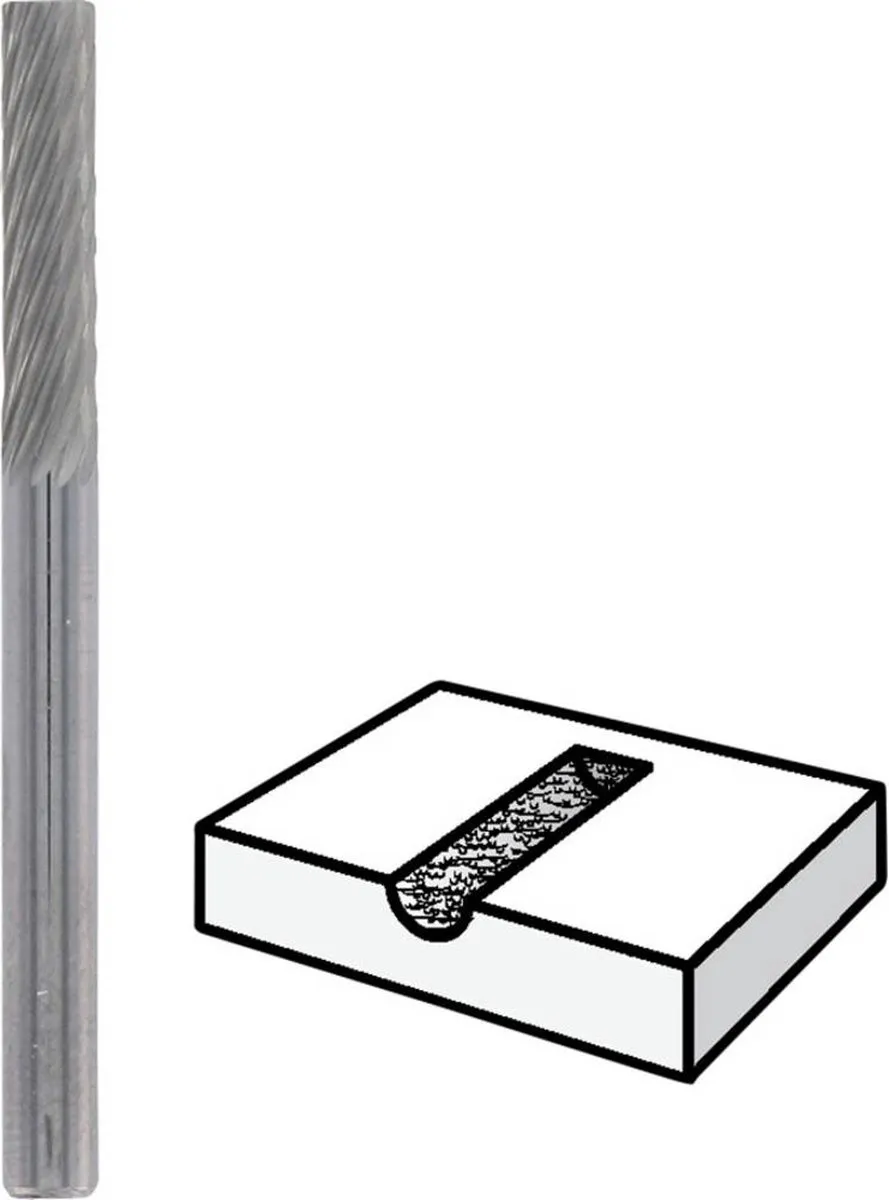 Dremel 9901 Hardmetalen frees - 3,2mm vierkant