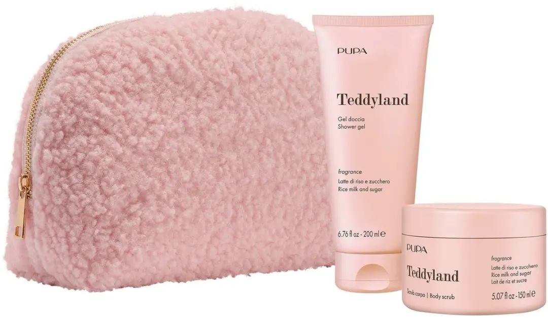 Pupa Milano Teddyland Douchegel & Scrub Rice Milk & Sugar