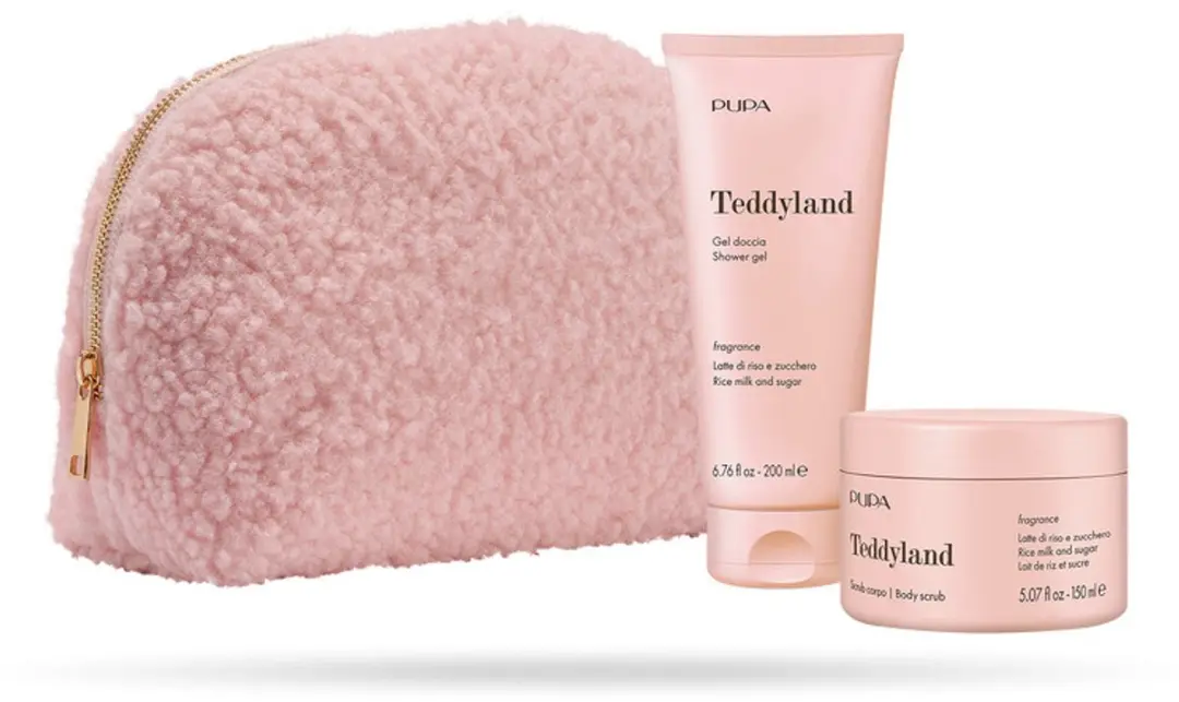 Pupa Milano Teddyland Douchegel & Scrub Rice Milk & Sugar - 350ml