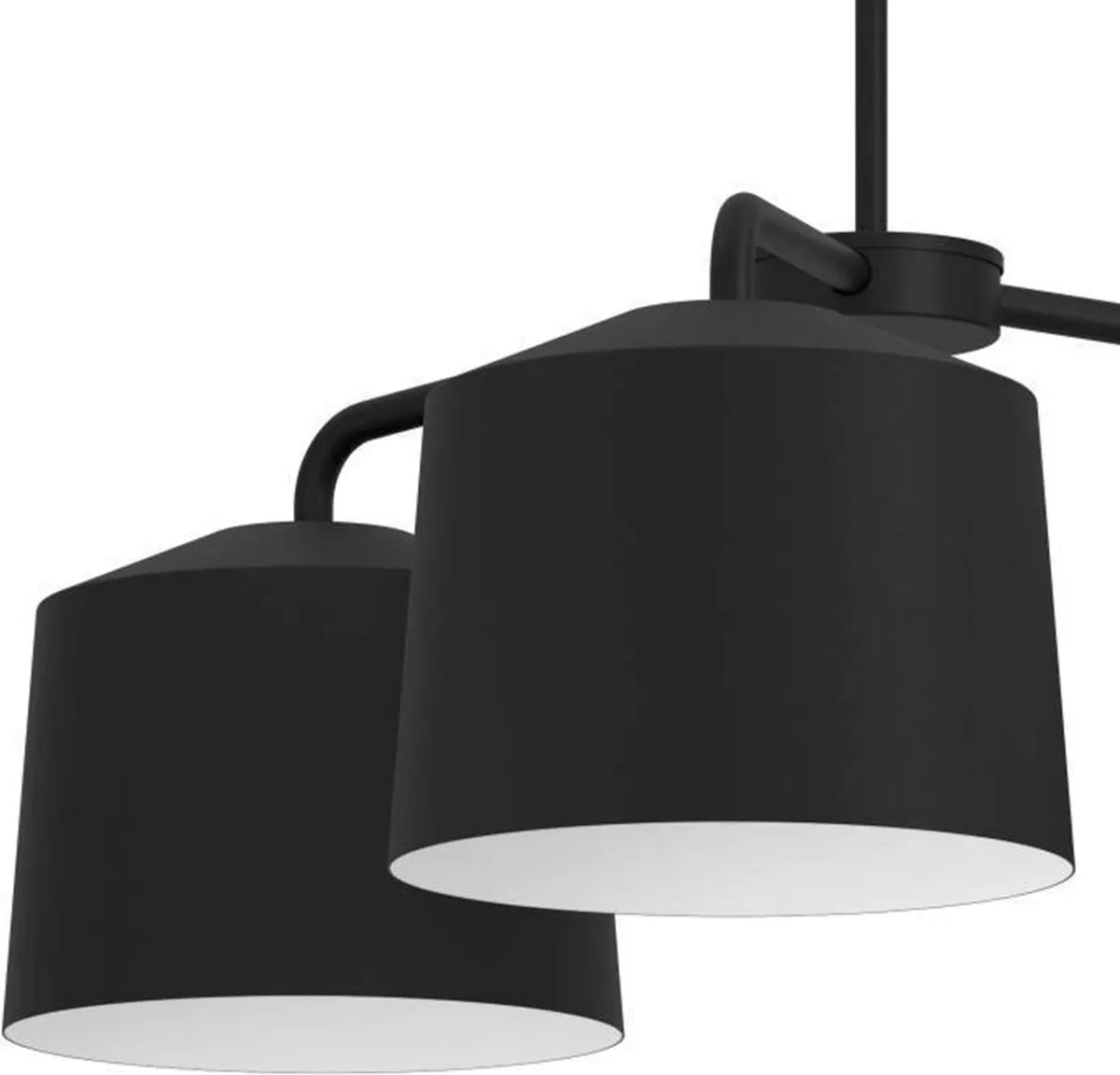 Eglo Caguanes Hanglamp 3x E27 Ø66,5cm - Zwart/Wit