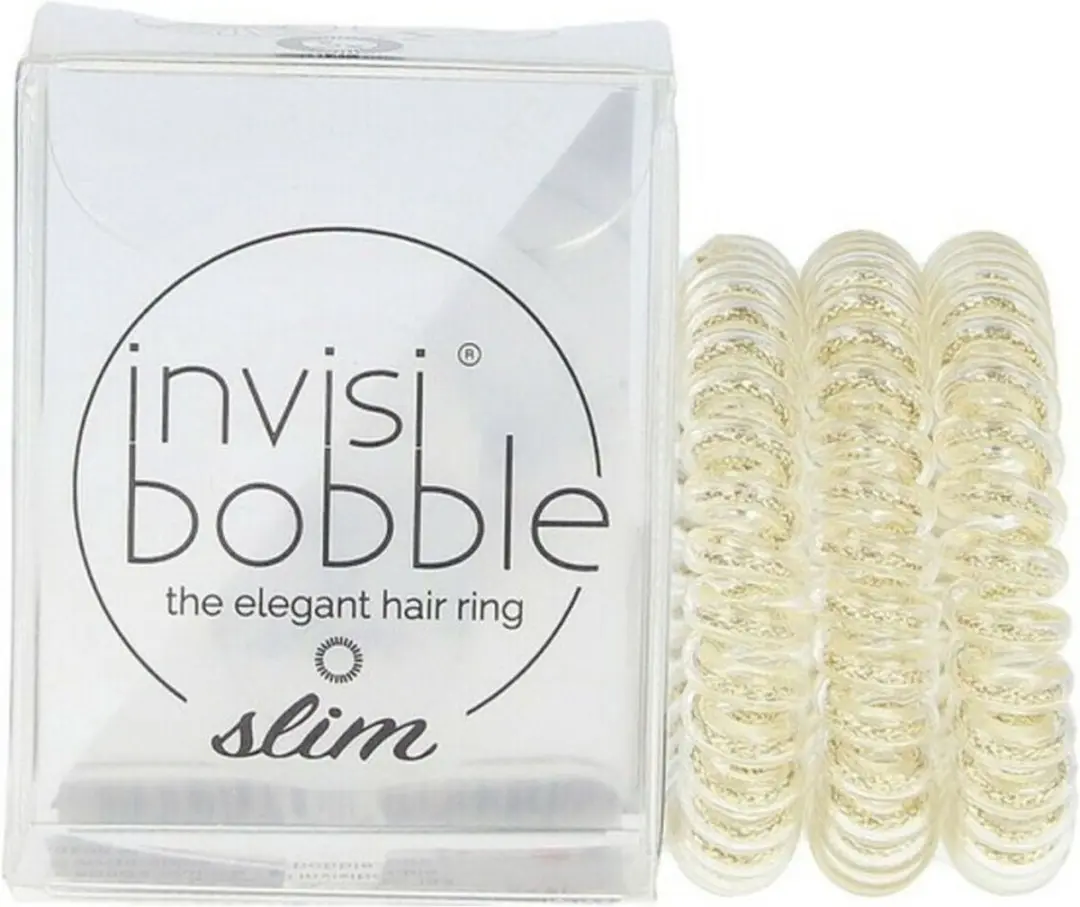 Invisibobble SLIM Chrome - 3 Stuks