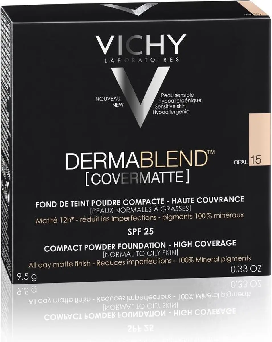 VICHY Dermablend Covermatte Poeder Foundation Opal 15 - 9.5ml