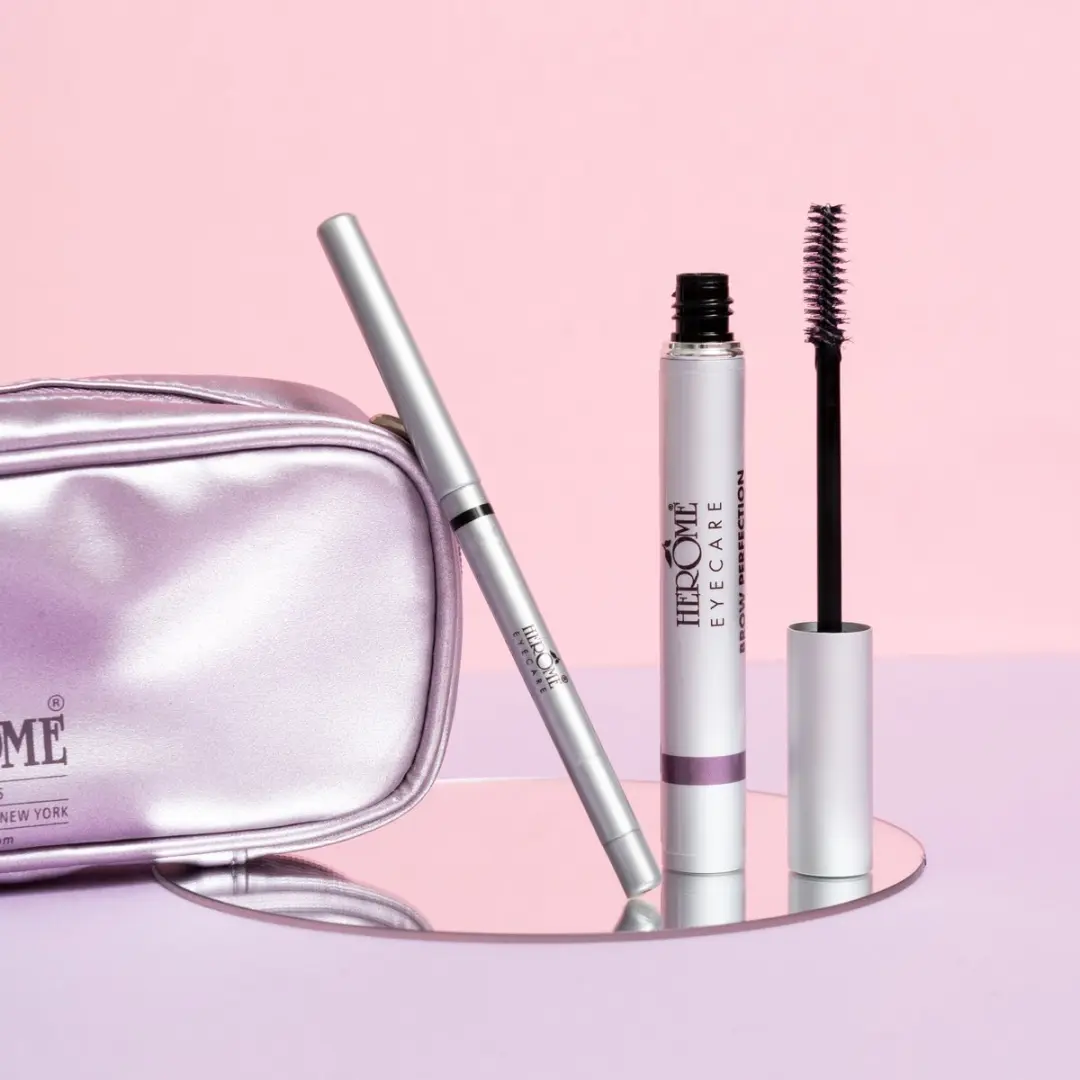 Herome Eye Care Fix & Shape Geschenkset - Wenkbrauwgel & Kohl Liner - 2 Stuks
