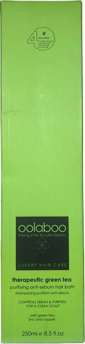 Oolaboo Therapeutic Green Tea Anti Sebum Shampoo 250ml