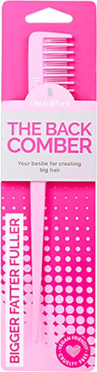 Lee Stafford The Back Comber Kam - Licht Roze