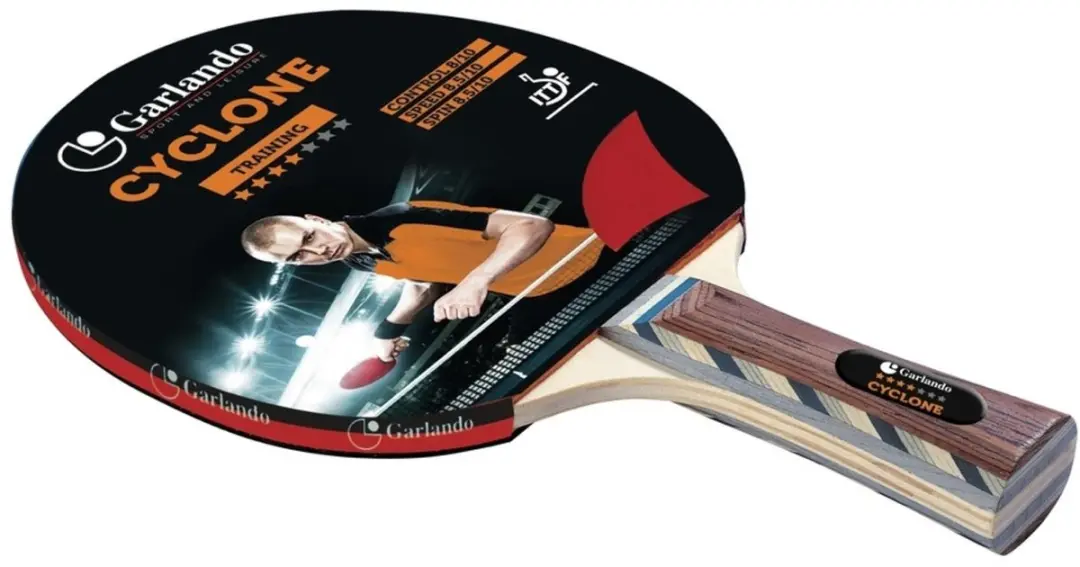 Garlando Twister 5 Star Tafeltennisbatje - Zwart