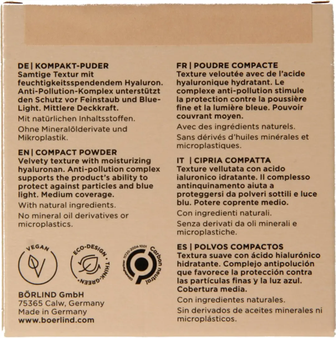 Annemarie Börlind 602526 Gezichtspoeder - Light Beige
