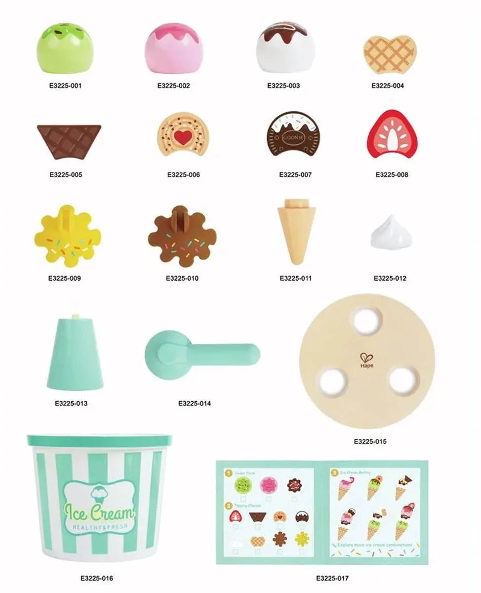 Hape Schep & Serveer IJsset Multicolor