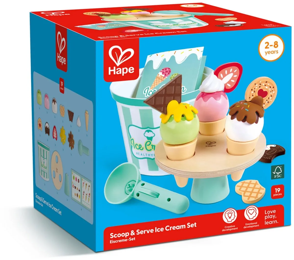 Hape Schep & Serveer IJsset Multicolor