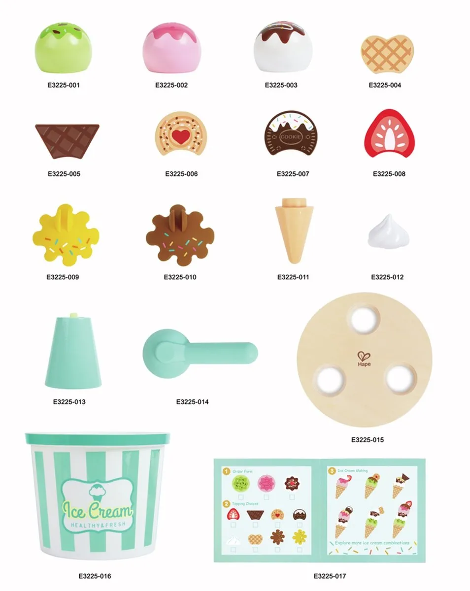 Hape Schep & Serveer IJsset Multicolor