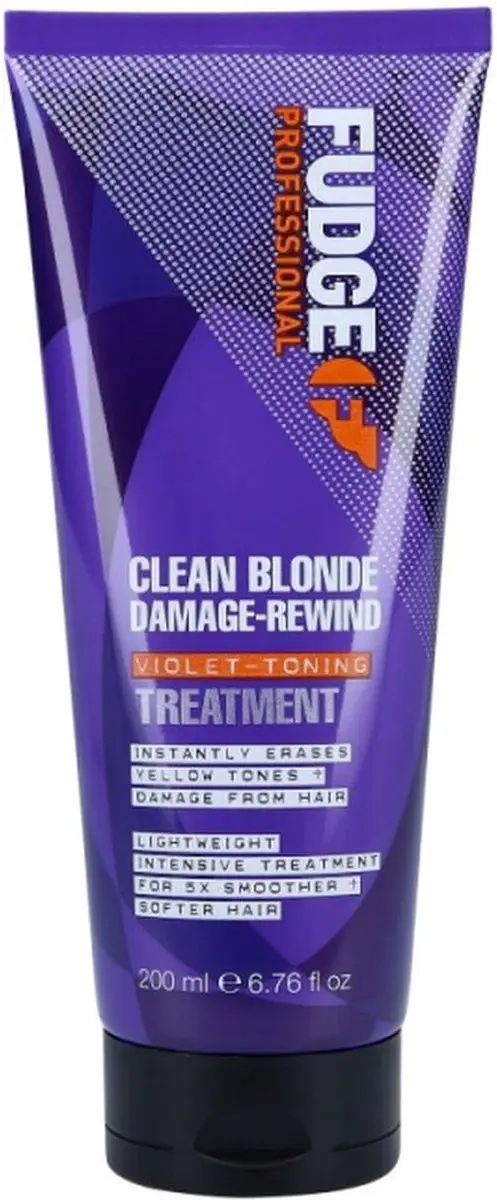 Fudge Clean Blond Damage Rewind Violet Toning Treatment 200ml