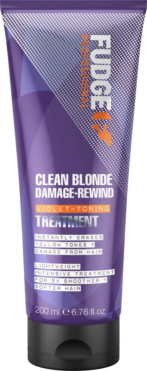 Fudge Clean Blond Damage Rewind Violet Toning Treatment 200ml