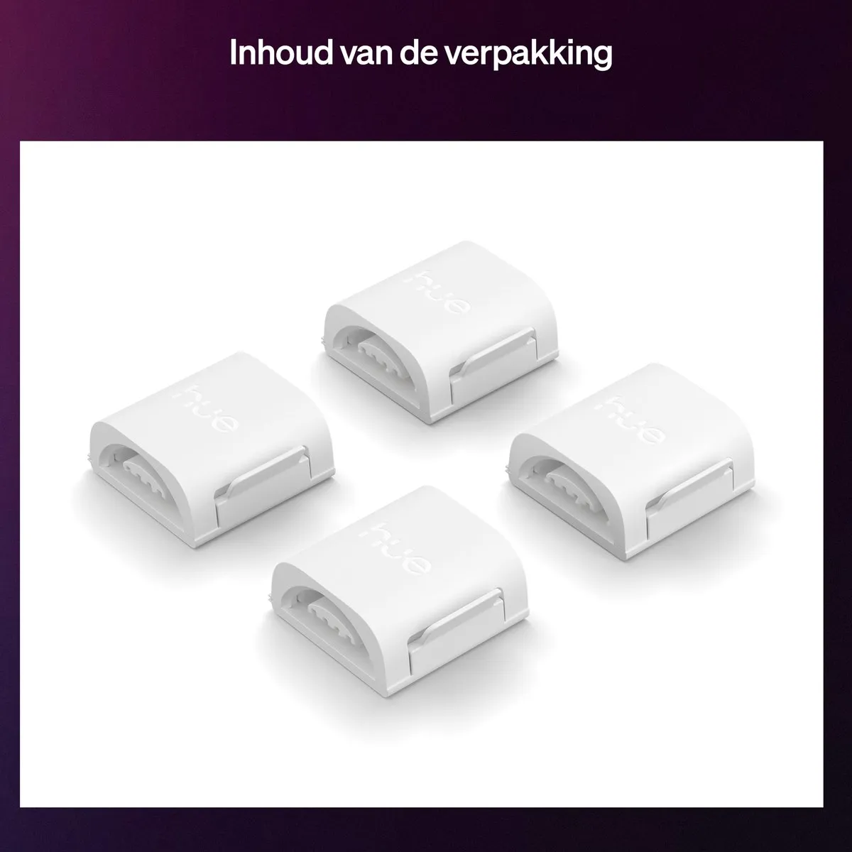 Philips Hue Flux Connector - 4 Stuks - Wit - afbeelding 6 van 6