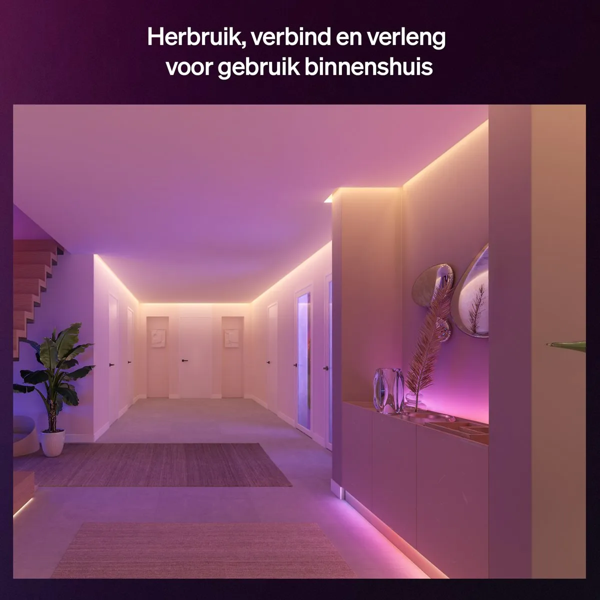Philips Hue Flux Connector - 4 Stuks - Wit
