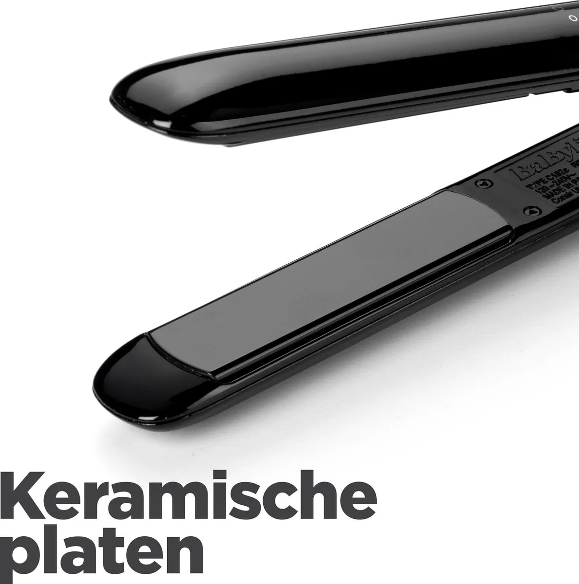 Babyliss Smooth Finish ST250E Stijltang - 230°C - Titanium-keramisch - Zwart