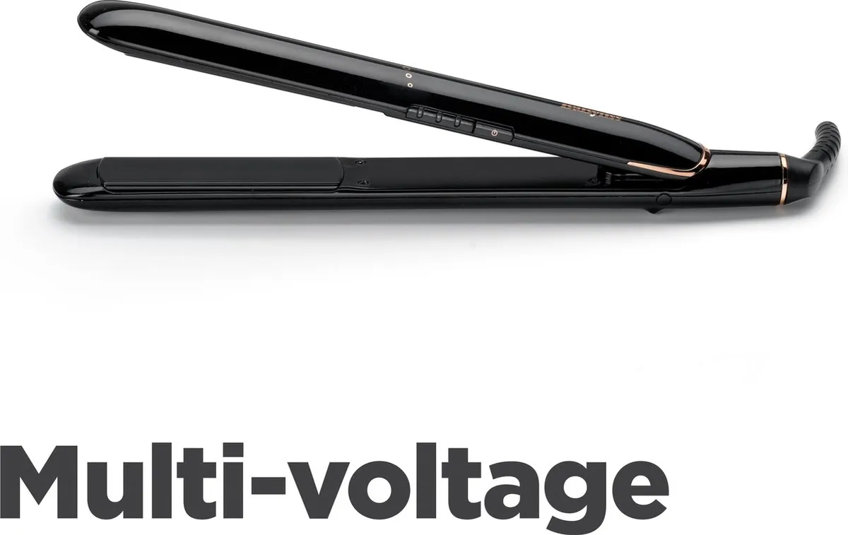 Babyliss Smooth Finish ST250E Stijltang - 230°C - Titanium-keramisch - Zwart