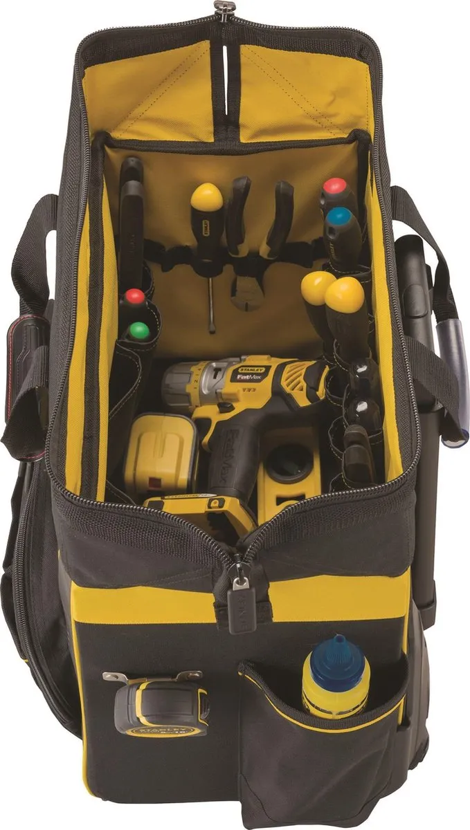 Stanley FatMax Gereedschapstas met Wielen FMST1-80148 - Zwart/Geel