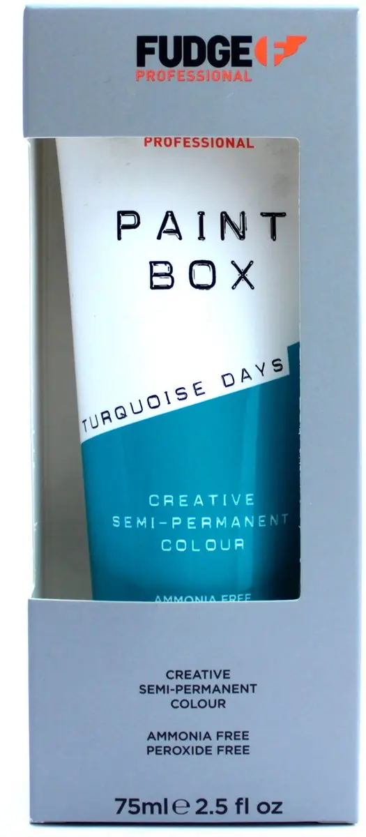 Fudge Paintbox Colours Turqoise Days Haarkleuring 75ml - Blauw