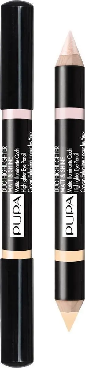 Pupa Milano Duo Highlighter Matt & Shine 001 Beige